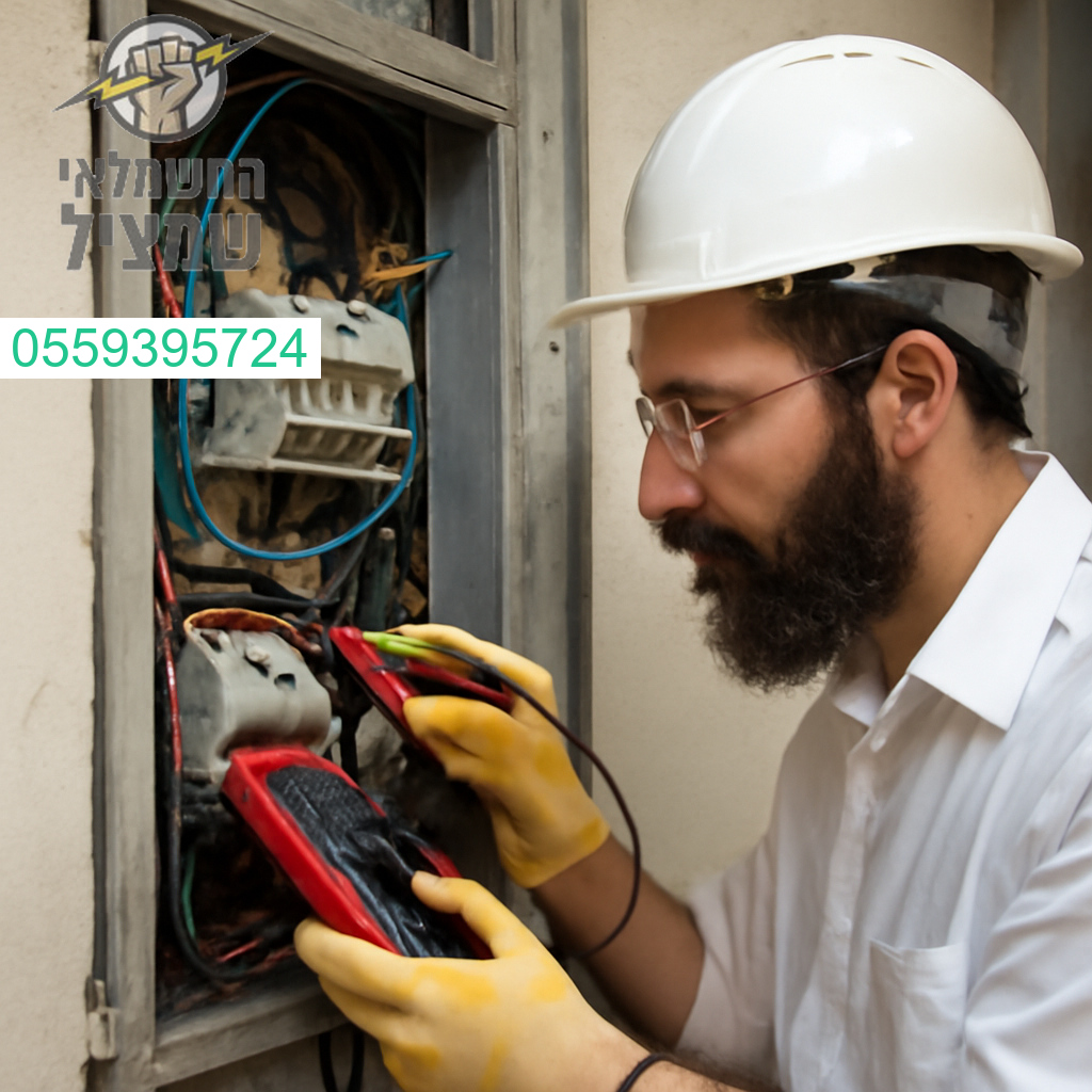 חשמלאי בודק מוסמך בבני ברק מבצע בדיקות מקצועיות ומדויקות ללוחות חשמל בעמידה מלאה בתקנים