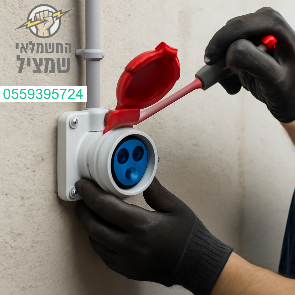 התקנה מקצועית של שקע תעשייתי באיכות בלתי מתפשרת לפתרונות חשמל מתקדמים