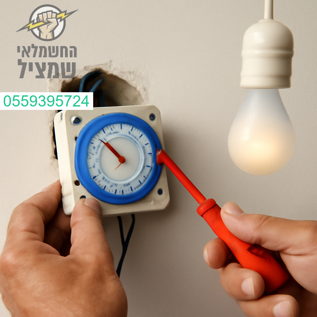 התקנה מקצועית של שעון שבת לתאורה לחיסכון באנרגיה ולנוחות מקסימלית
