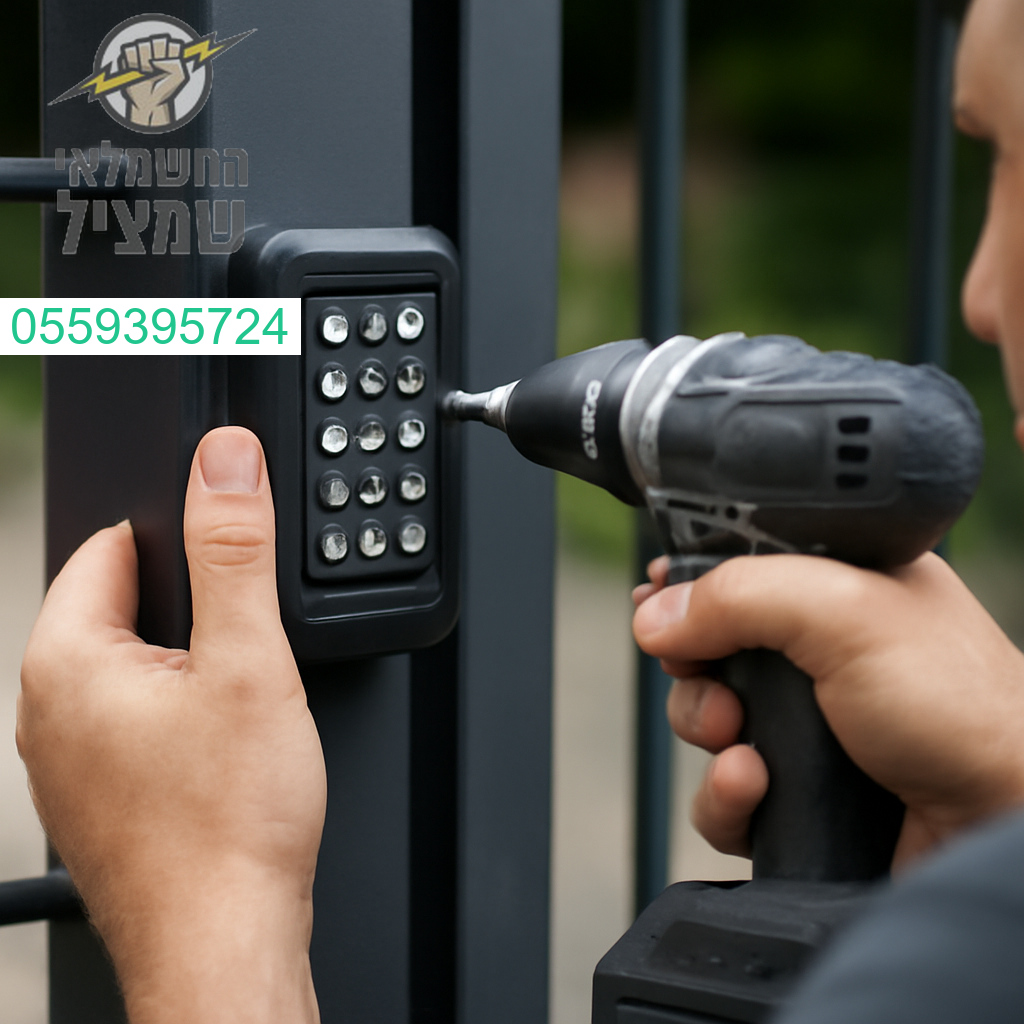 התקנה מקצועית של קודן איכותי לשער חשמלי לביטחון ונוחות מירבית