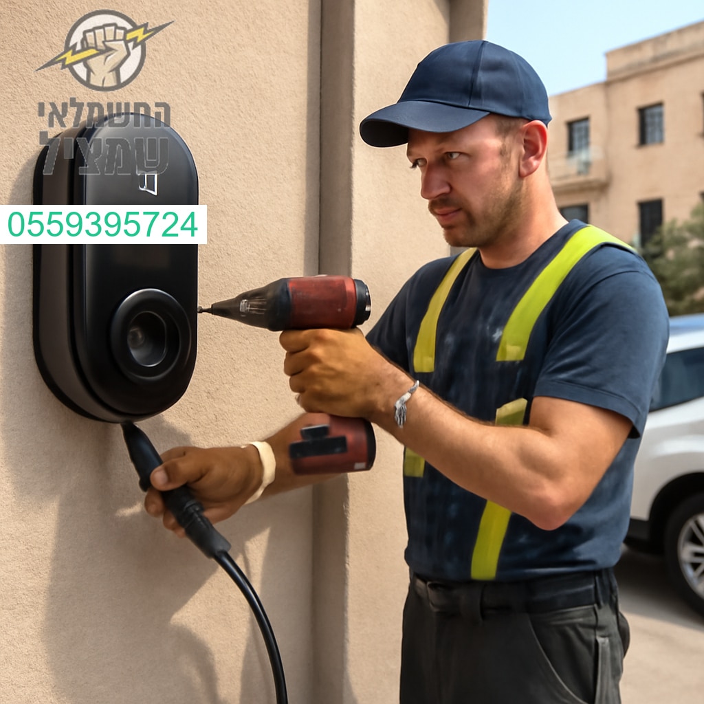 התקנת עמדת טעינה מקצועית לרכב חשמלי באור עקיבא ברמת גימור גבוהה ובטיחות מקסימלית