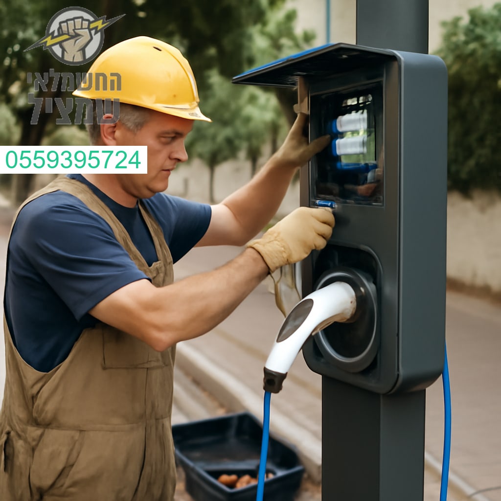 התקנה מקצועית של עמדת טעינה לרכב חשמלי בשדרות על ידי צוות מוסמך ואמין