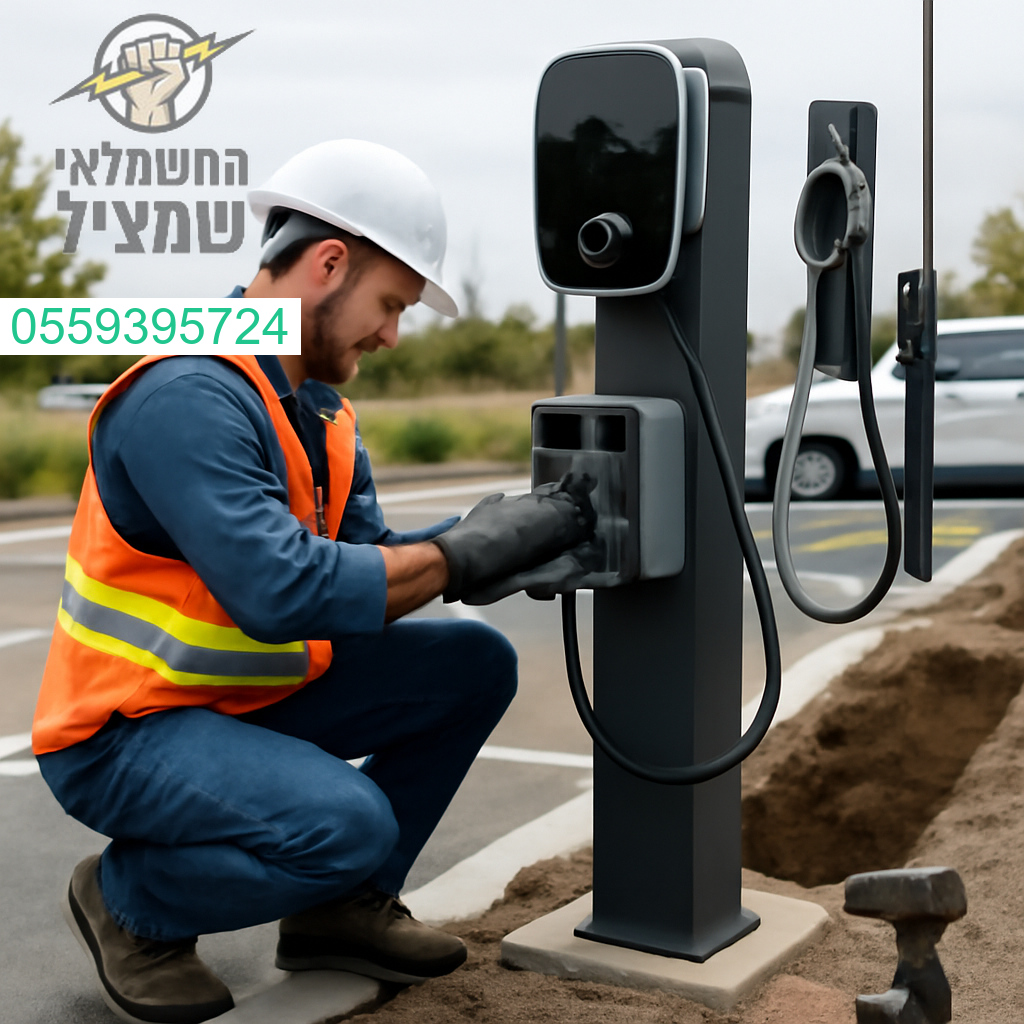 התקנה מקצועית של עמדת טעינה חכמה בהתאמה מלאה לצרכי הלקוח