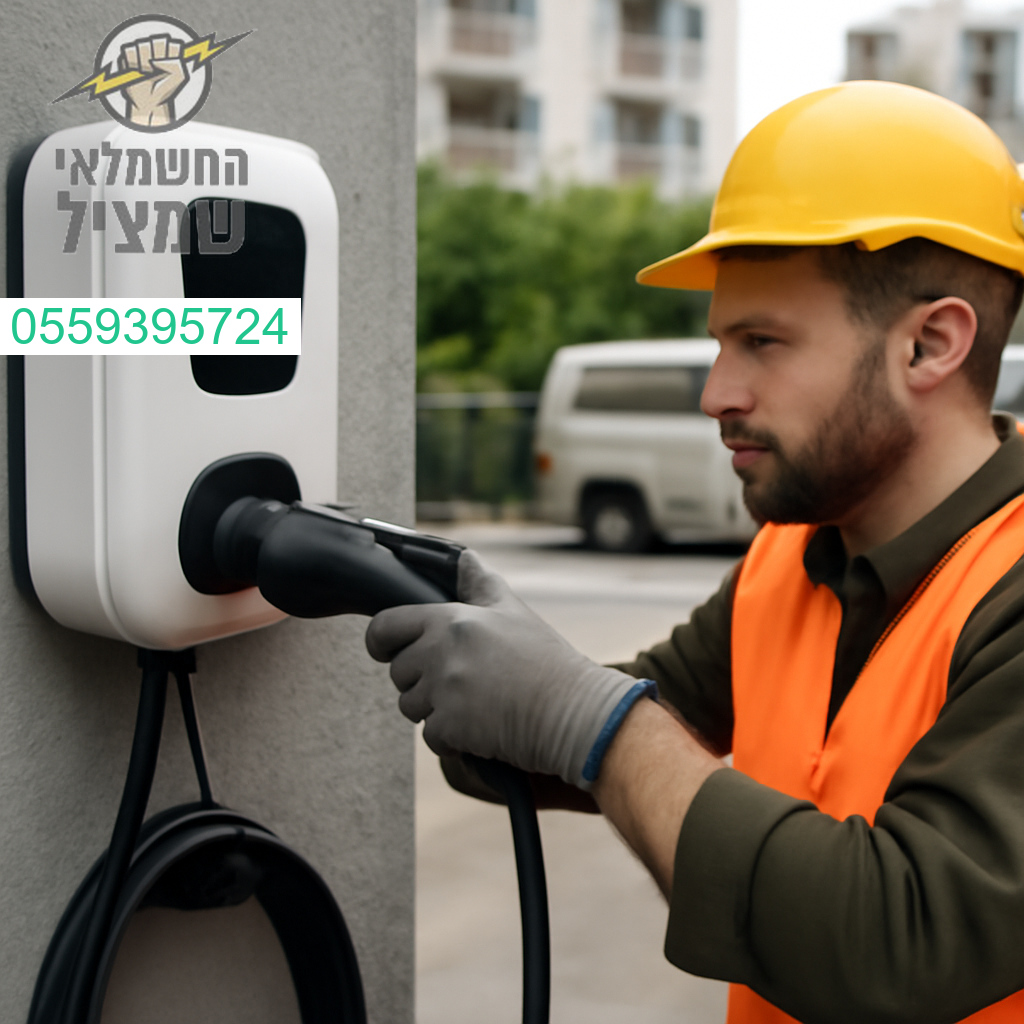 התקנת עמדת טעינה מהירה וחדשנית לרכב חשמלי בראשון לציון על ידי צוות מקצועי ומנוסה