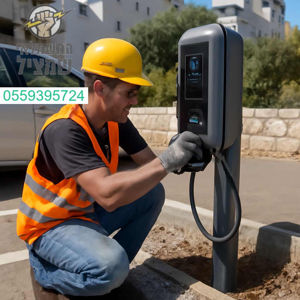 התקנת עמדת טעינה מתקדמת בקריית אתא באיכות ובדיוק ללא פשרות