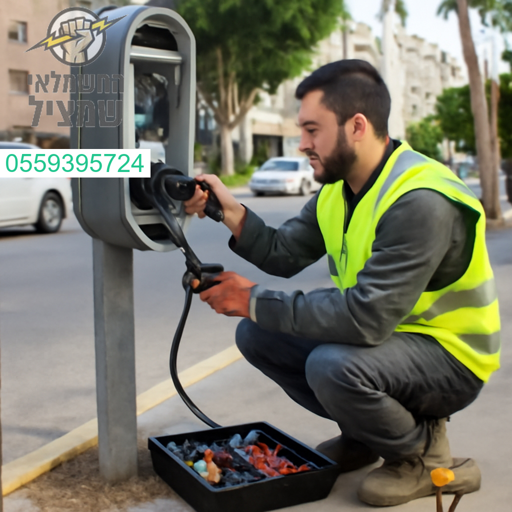 התקנת עמדת טעינה מתקדמת לרכב חשמלי בחולון על ידי צוות מקצועי ואמין