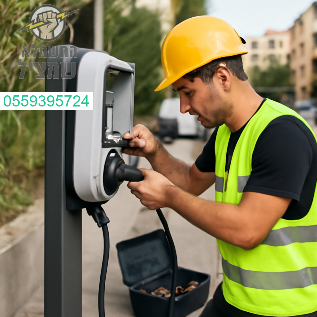התקנת עמדת טעינה לרכב חשמלי ברמה הגבוהה ביותר בנתניה על ידי צוות מקצועי ומנוסה