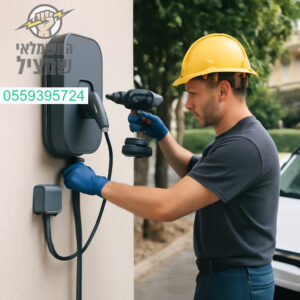התקנת עמדת טעינה מתקדמת לרכב חשמלי ברעננה עם גימור מקצועי וללא פשרות