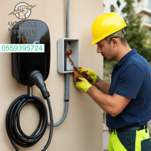 התקנת עמדת טעינה מתקדמת לרכב חשמלי ברמת גן ברמה הגבוהה ביותר עם גימור מושלם