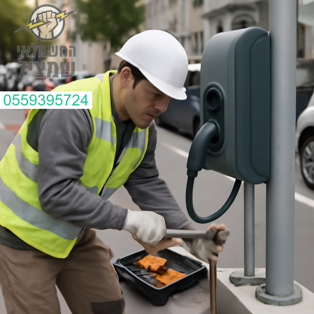 התקנה מקצועית של עמדת טעינה לרכב חשמלי ברחובות עם פתרון מהיר ואמין