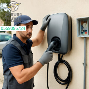 התקנה מקצועית של עמדת טעינה לרכב חשמלי בגדרה ברמת גימור גבוהה ושירות ללא פשרות