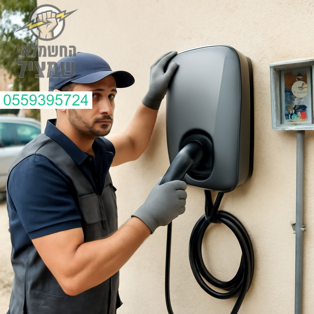 התקנה מקצועית של עמדת טעינה לרכב חשמלי בגדרה ברמת גימור גבוהה ושירות ללא פשרות
